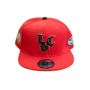 LOUISVILLE BLACK CAPS FITTED HAT (RED)