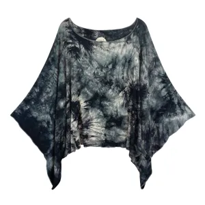 Luna Midwaist Tie Dye Top - Midnight