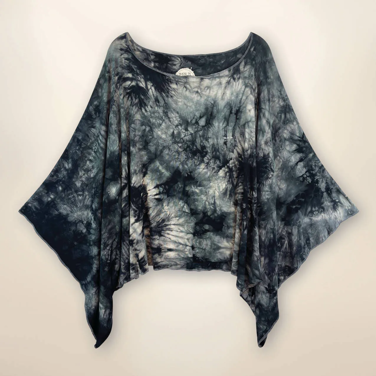 Luna Midwaist Tie Dye Top - Midnight