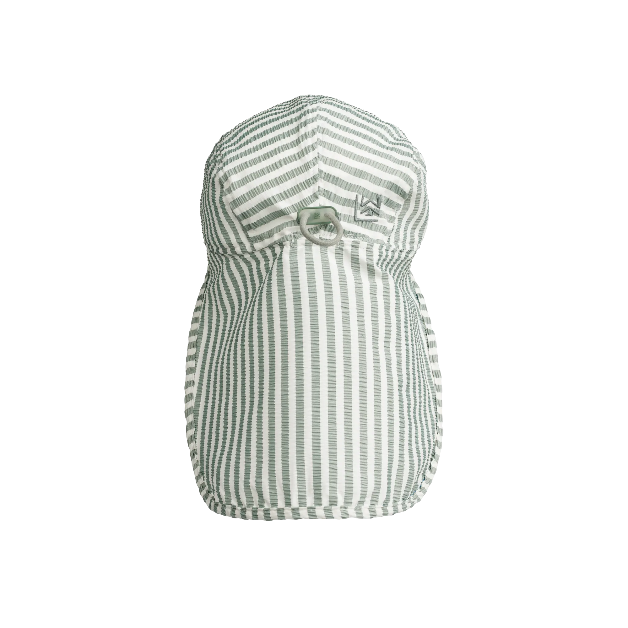 Lusio Seersucker Pinstripe Sun Hat (Peppermint)