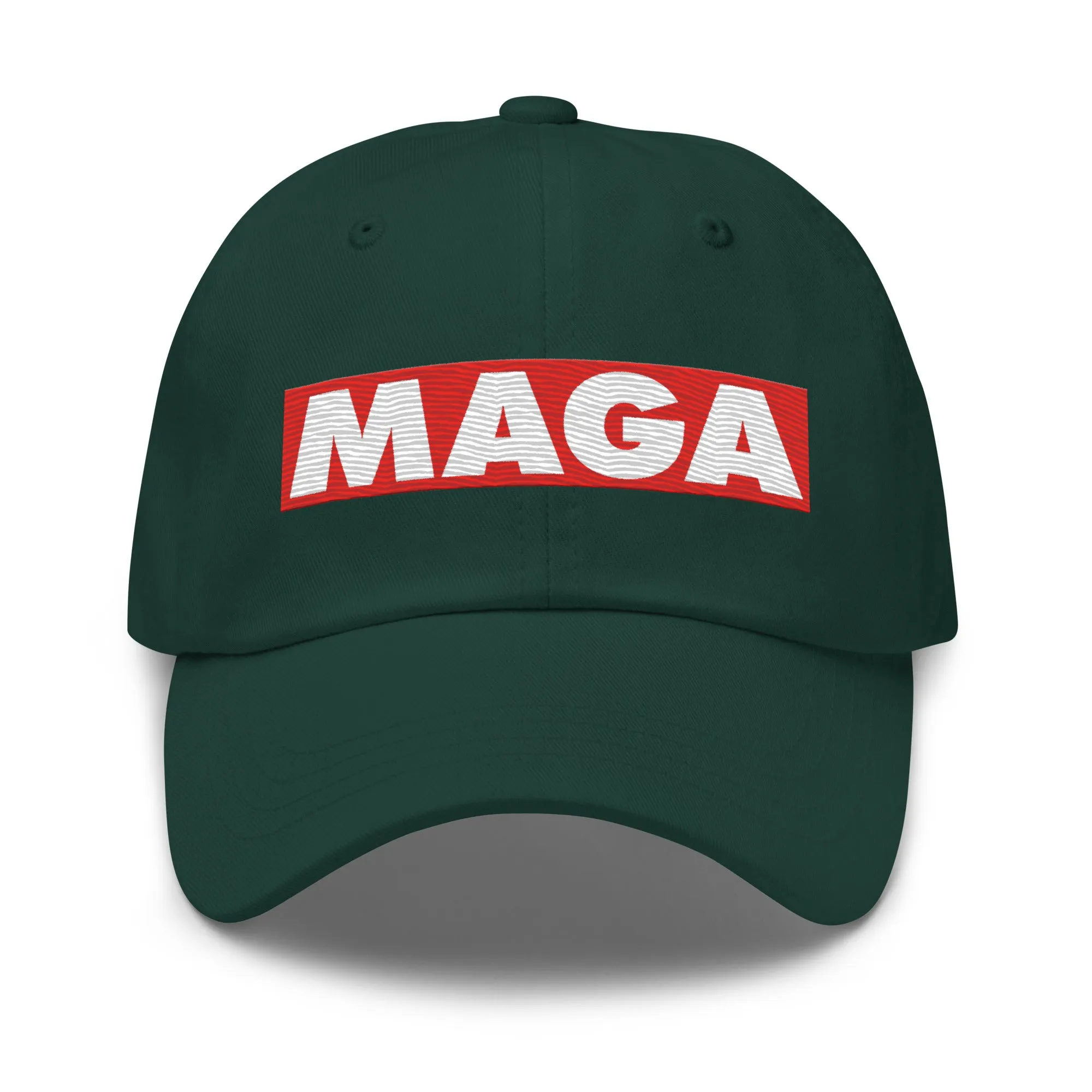 MAGA Leather Back Hat