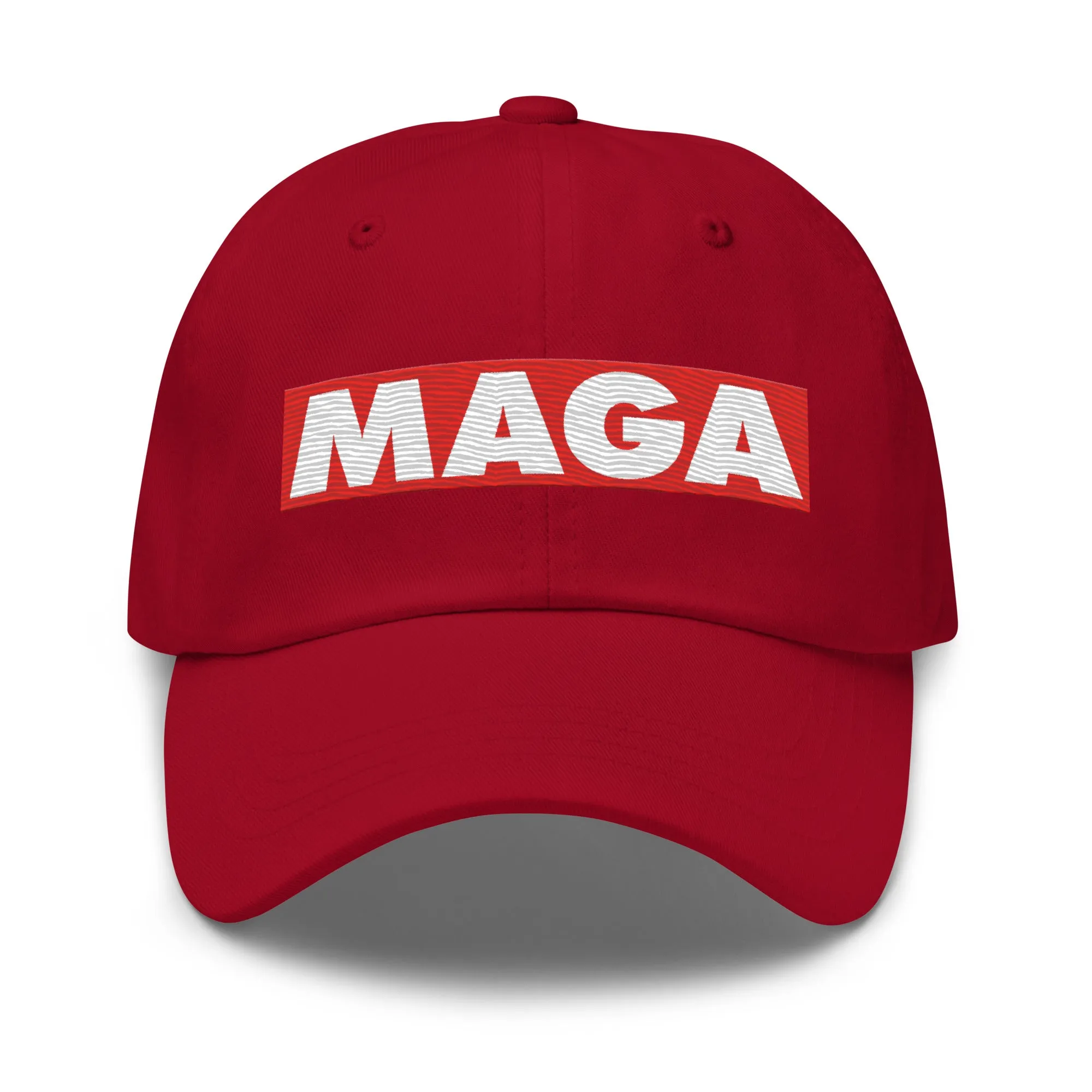 MAGA Leather Back Hat