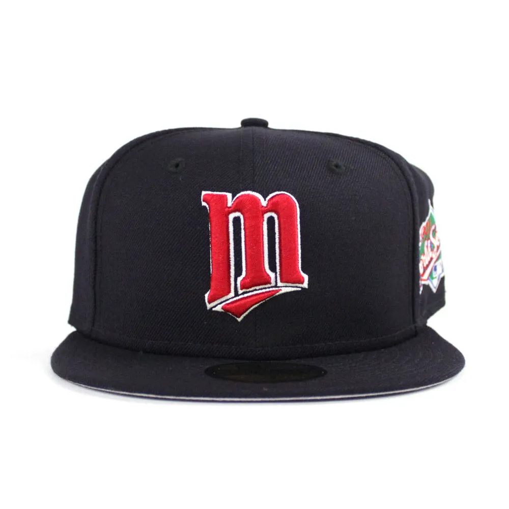 Minnesota Twins 1991 World Series New Era 59Fifty Fitted Hat (Navy Gray Under Brim)