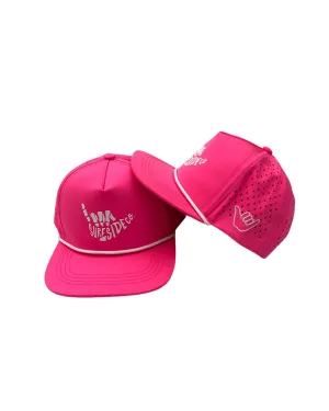 Neon Pink Hydro Surf Snap Back