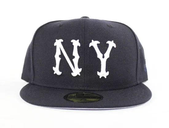New York Highlanders 1903-1904 New Era 59Fifty Fitted Hat (Road Navy Gray Under Brim)