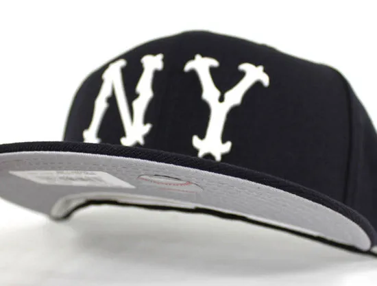 New York Highlanders 1903-1904 New Era 59Fifty Fitted Hat (Road Navy Gray Under Brim)