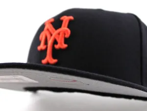 New York Mets New Era 59Fifty Fitted Hats (NAVY ORANGE GRAY UNDER BRIM)