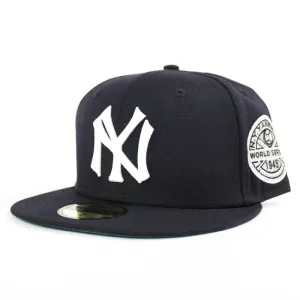 New York Yankees 1943 World Series New Era 59Fifty Fitted Hat (Navy Green Under Brim)