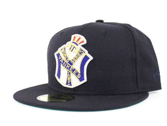 New York Yankees 1951 World Series 59Fifty New Era Fitted Hat (NAVY GREEN UNDER BRIM)