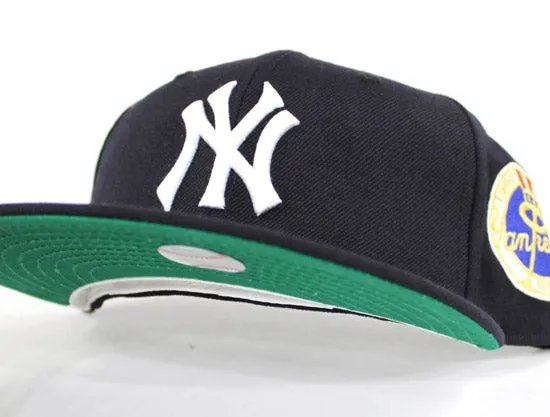New York Yankees 1962 World Series 59Fifty New Era Fitted Hats (Navy Green Under Brim)