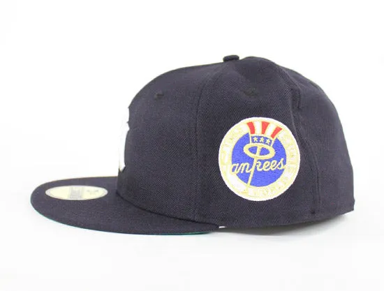 New York Yankees 1962 World Series 59Fifty New Era Fitted Hats (Navy Green Under Brim)