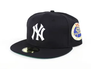 New York Yankees 1962 World Series 59Fifty New Era Fitted Hats (Navy Green Under Brim)