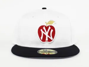 New York Yankees New Era 59Fifty Fitted Hat (Big Apple Jordan Olympic 7 Gray Under Brim)