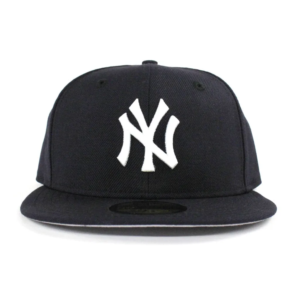 New York Yankees New Era 59Fifty Fitted Hats (Gray Under Brim White Sweatband)