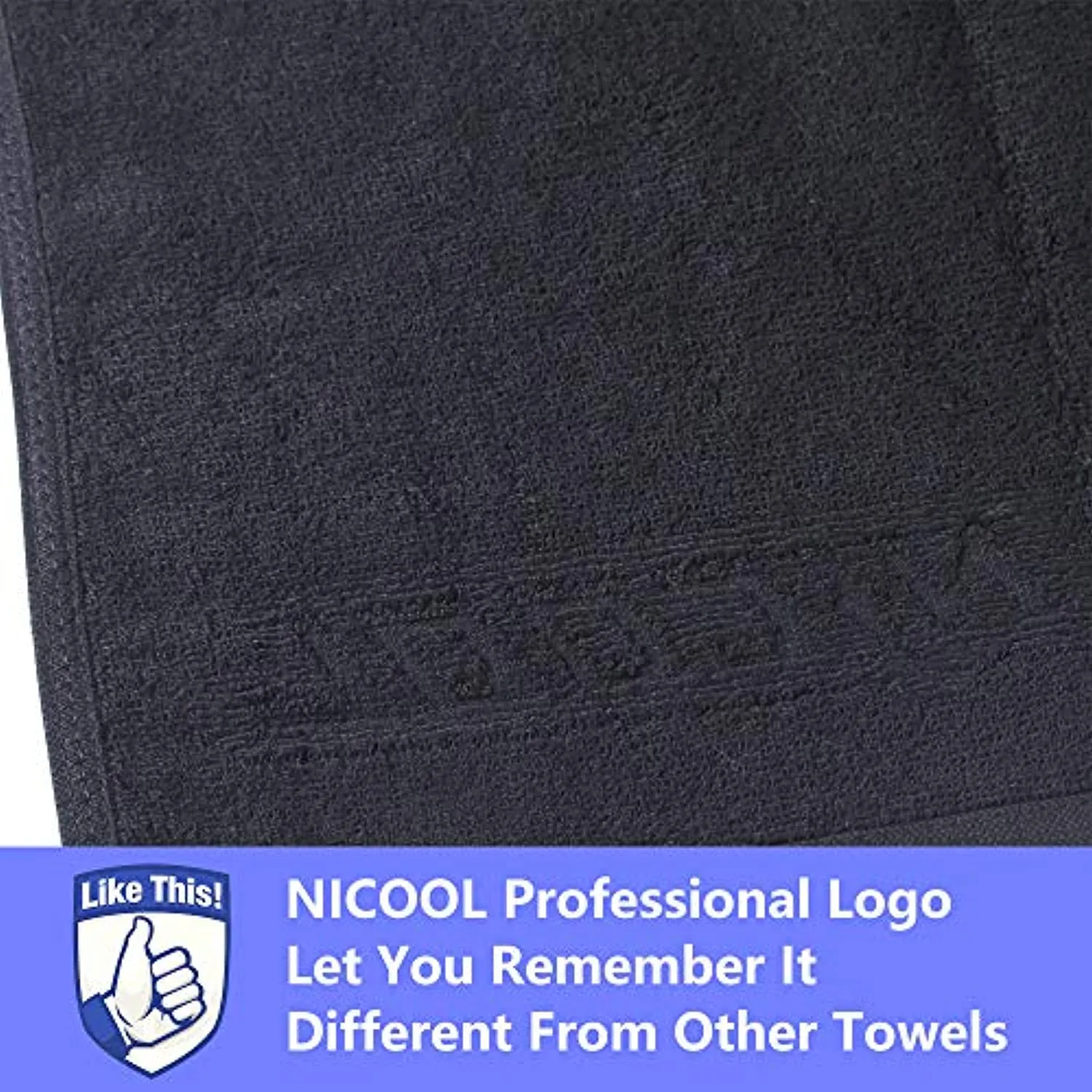 NIcool Toallas deportivas, gimnasio yoga ciclismo toallas 100% algodón suave fresco secado rápido para hombres mujeres entrenamiento, fitness, pilates, viajes, camping, playa 43 x 13.75 pulgadas