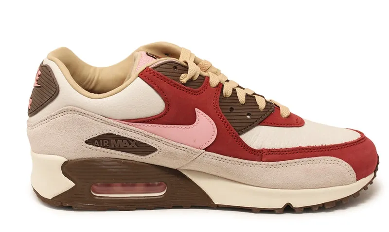 Nike Air Max 90 NRG Bacon 2021 Sail Pink Red Brown (CU1816-100) Men Size 4-10