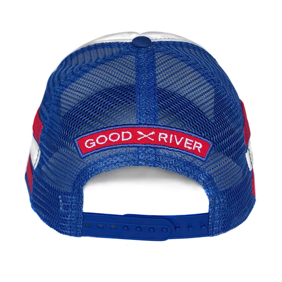 Ohio 1803 Retro Striped Trucker