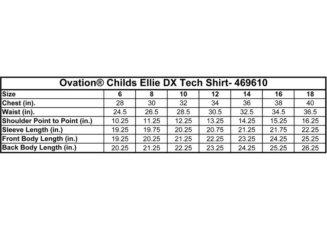 Ovation Child's Tech Show Shirt