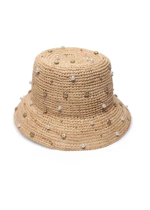 Pearle Natural Raffia Hat