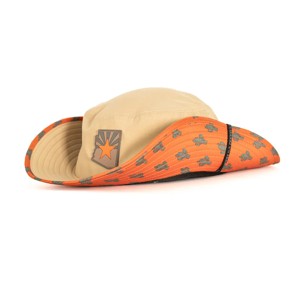 Performance Bucket Hat | Arizona Cactus | Khaki