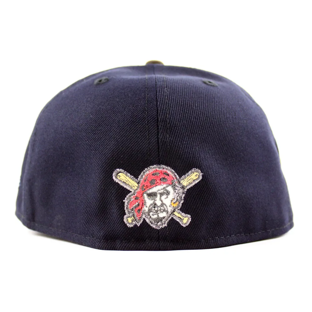 Pittsburgh Pirates 2006 All-Star Game 59Fifty New Era Fitted Hats (Drip Navy Walnut Green Under Brim)