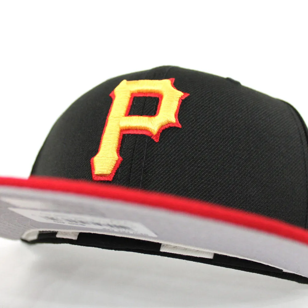 Pittsburgh Pirates New Era 59Fifty Fitted Hat (1999-2000 ALT Black Red Gray Under Brim)