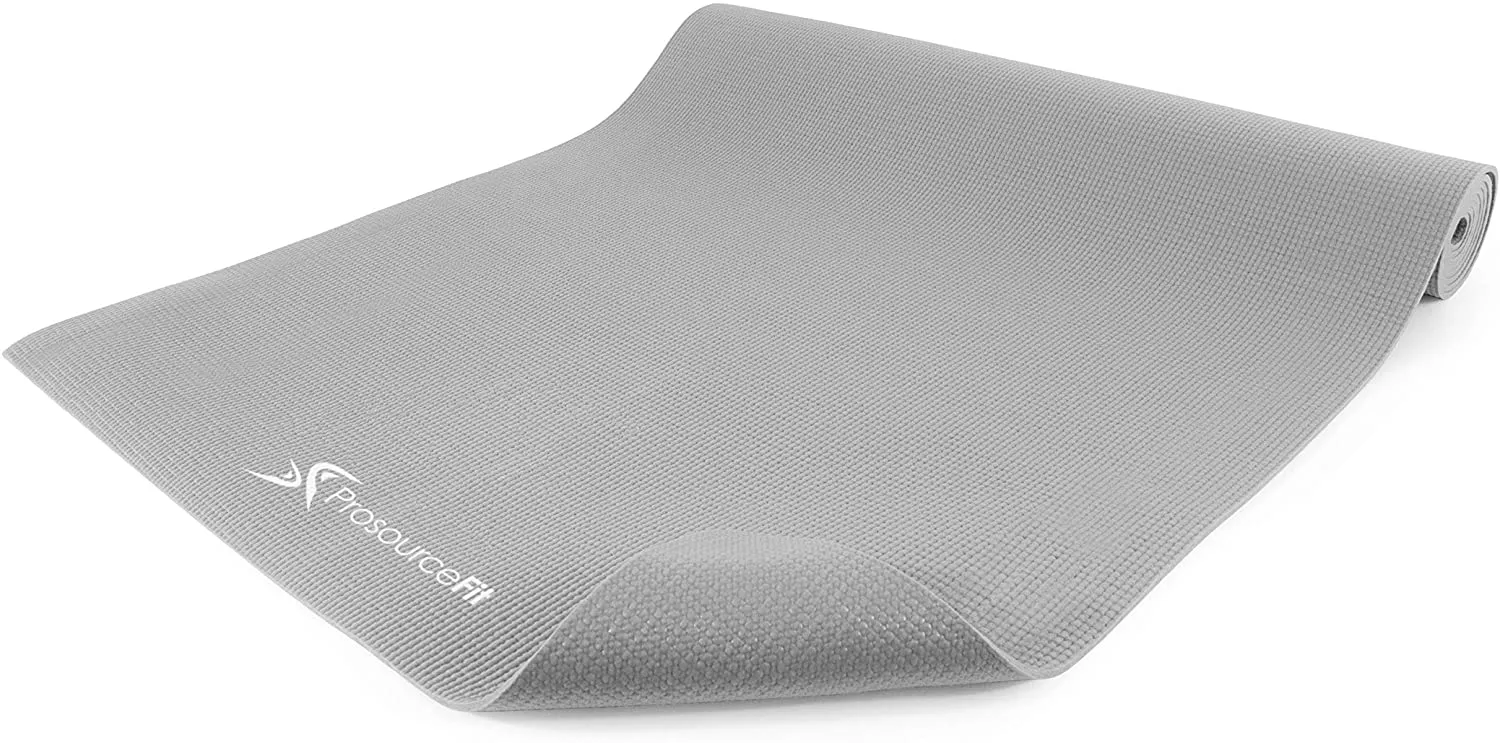 ProsourceFit Classic Yoga Mat 1/8” (3mm) Thick, Extra Long 72-Inch Lightweight Fitness Mat with Non-Slip Grip for Yoga, Pilates, Exercise