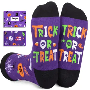 Pumpkin Gifts Halloween Socks Men Women - Halloween Gifts Pumpkin Skull Ghost Socks, Trick or Treat