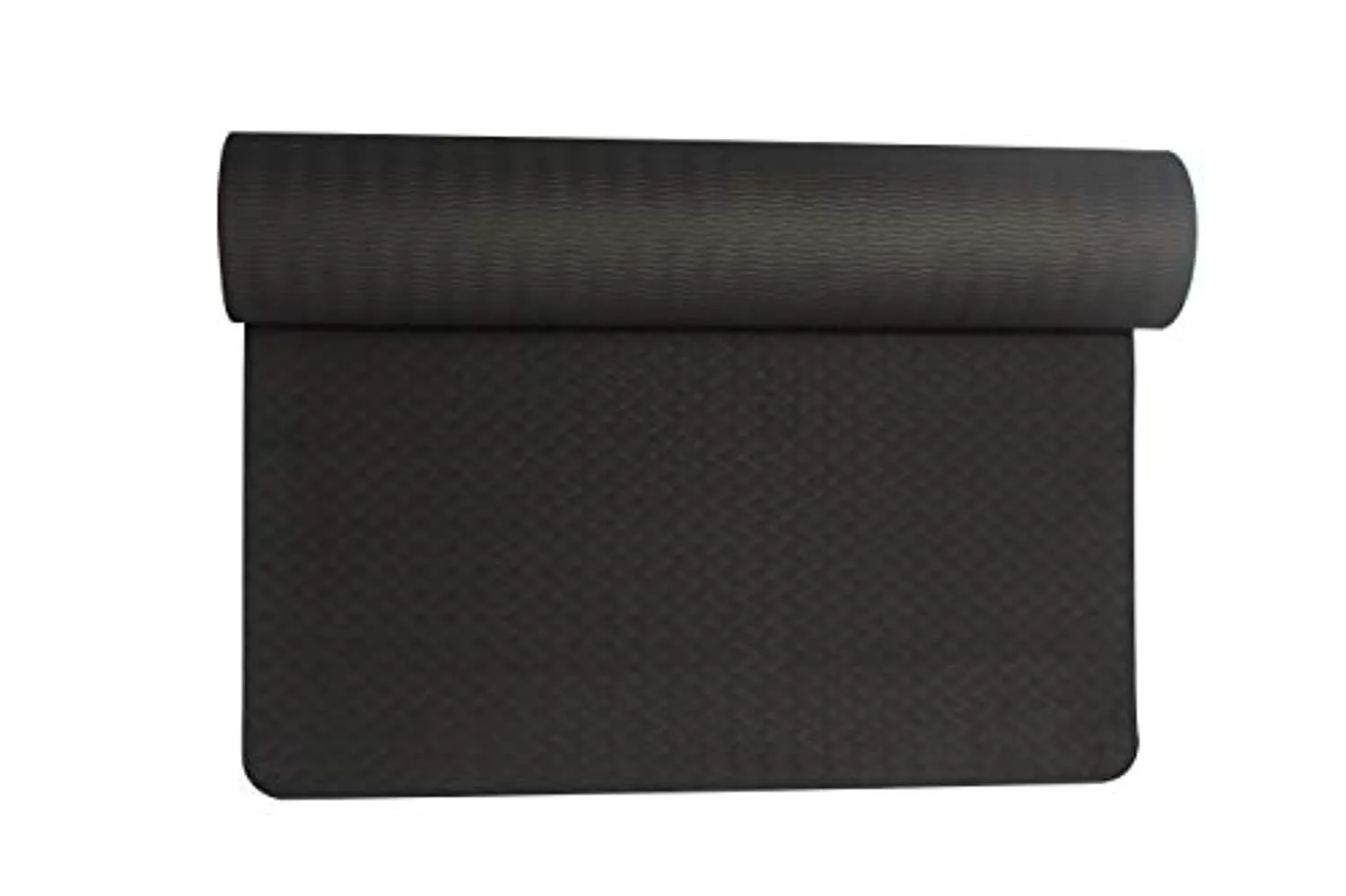 Quest Yoga Mat - Extra-thick 6mm Non-slip Sports and Fitness Mat, an Artifact for Yoga, Pilates and Floor Exercises (72"L x 24"W x 6mm Thick)(Black)(With Sling Carrier)