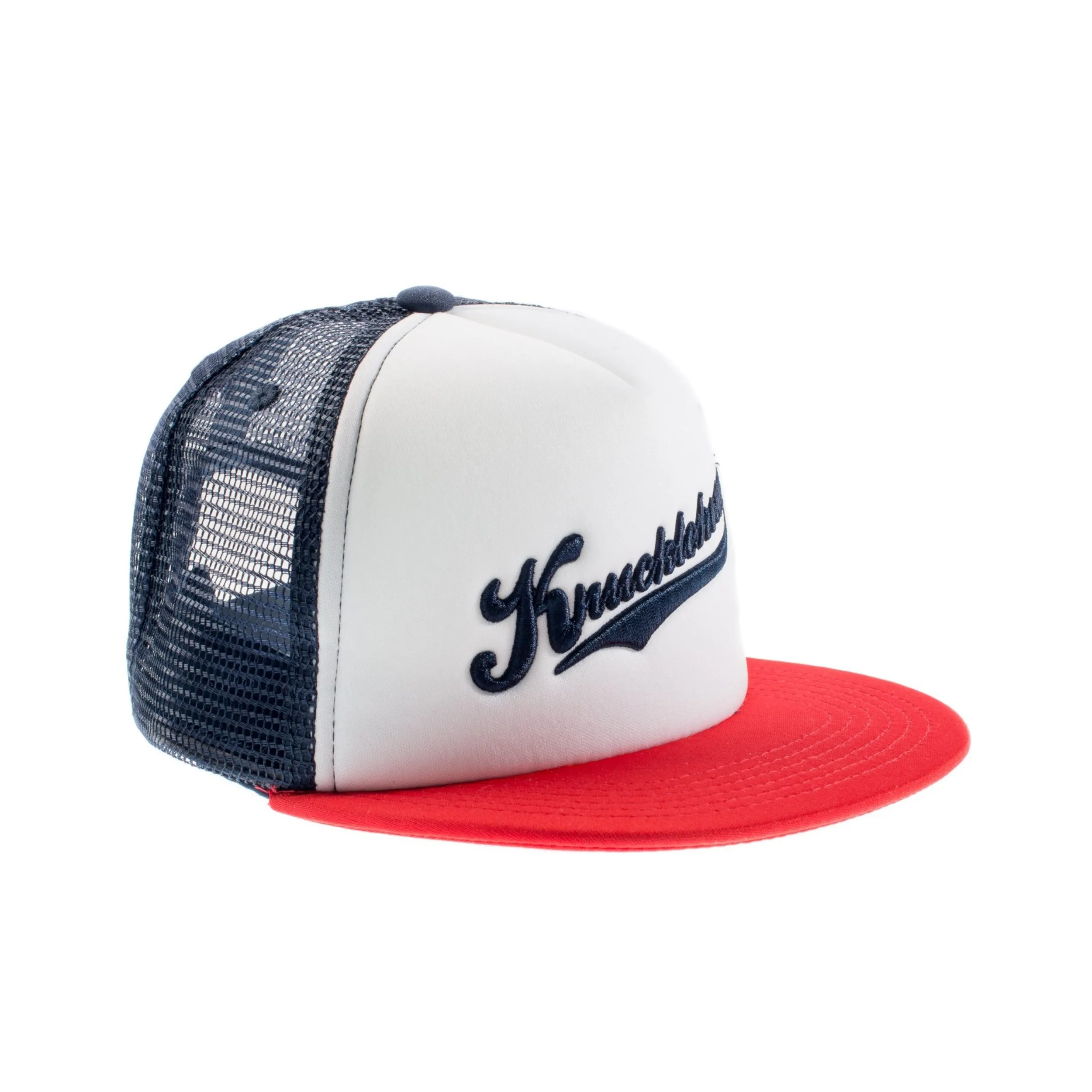 Red Navy Kids Trucker Hat