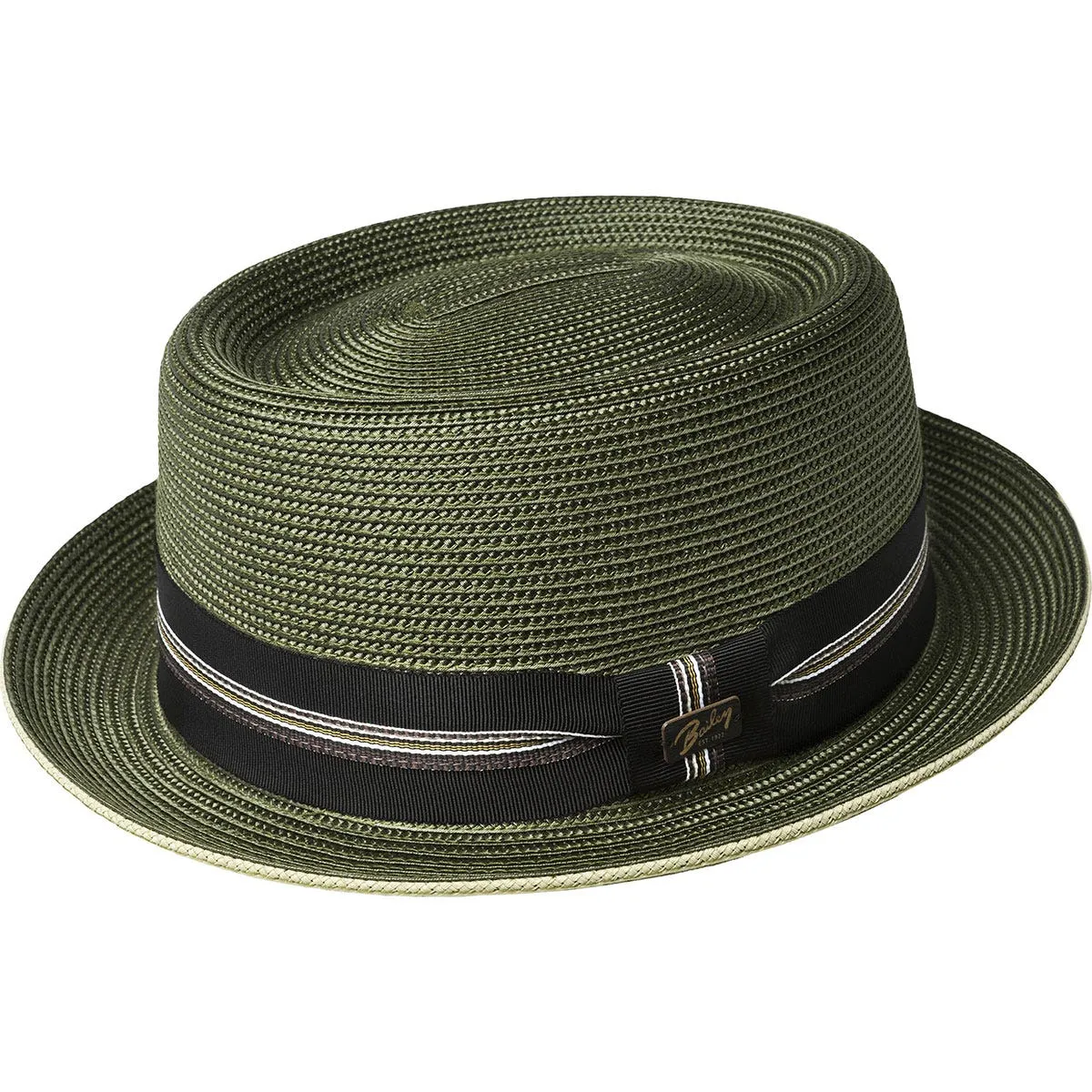 Retro Elegance Hat Straw Pork Pie Hat