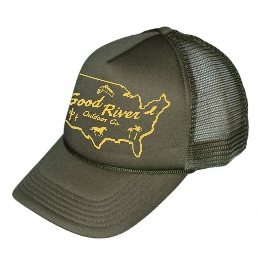 Retro Foam Trucker - American Outdoors