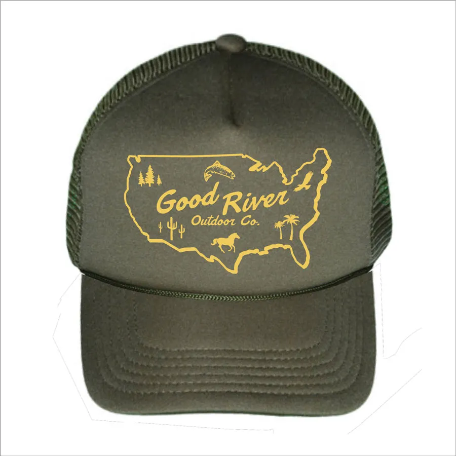 Retro Foam Trucker - American Outdoors