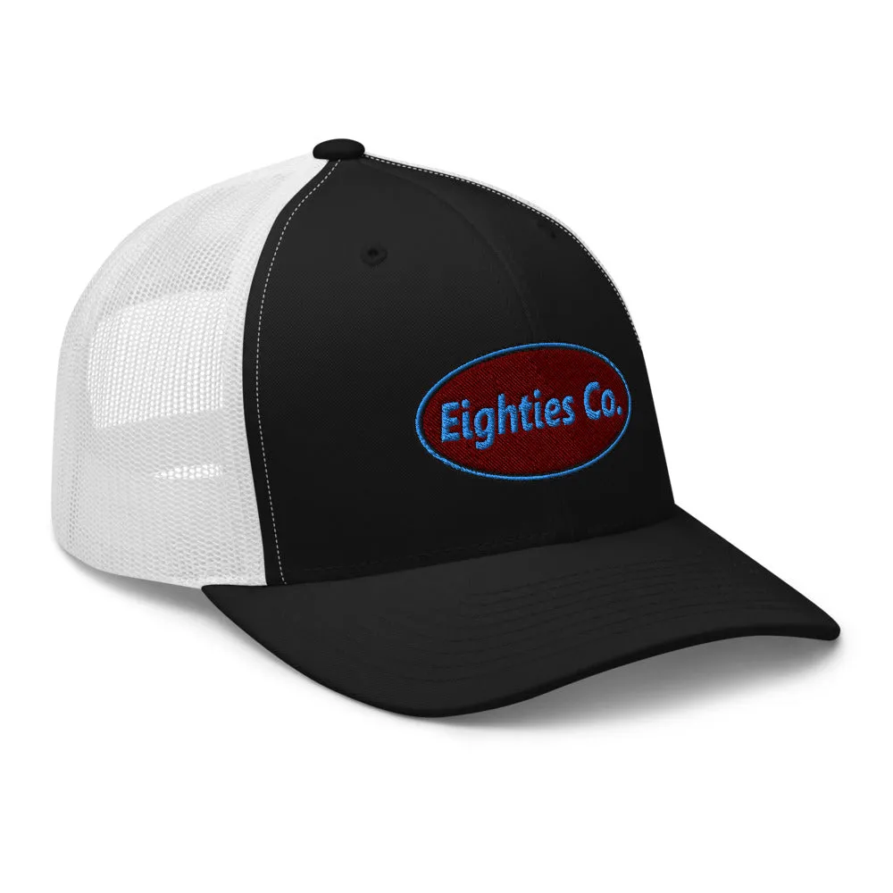 Retro Logo Eighties Company Trucker Hat