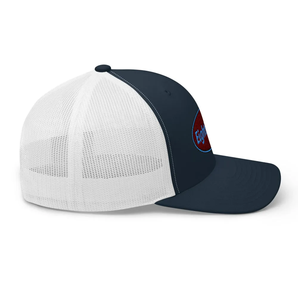 Retro Logo Eighties Company Trucker Hat