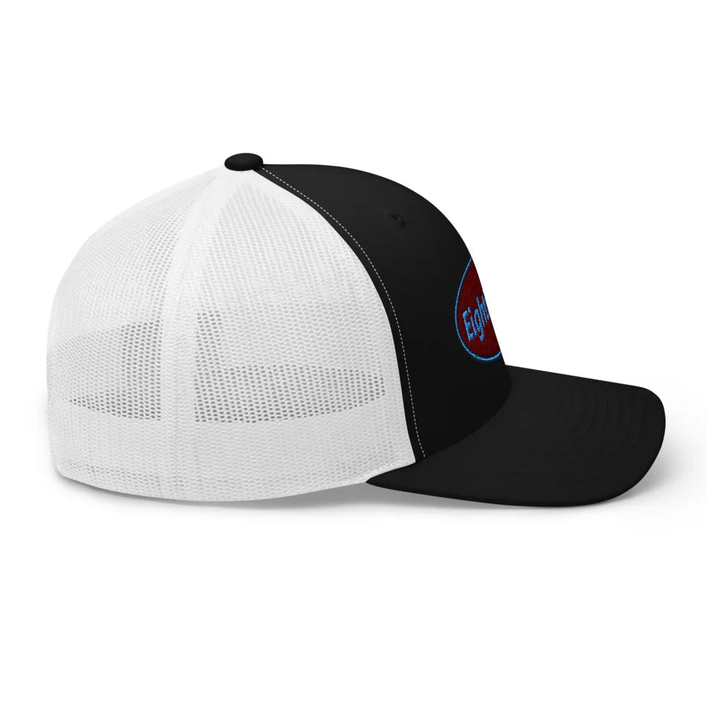 Retro Logo Eighties Company Trucker Hat