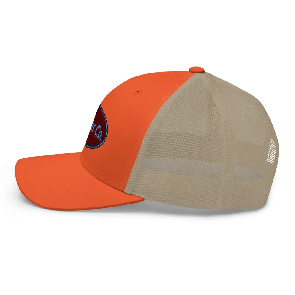 Retro Logo Eighties Company Trucker Hat