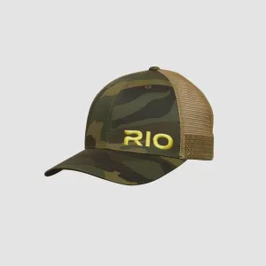 Rio Embroidered Logo Mesh Back Cap