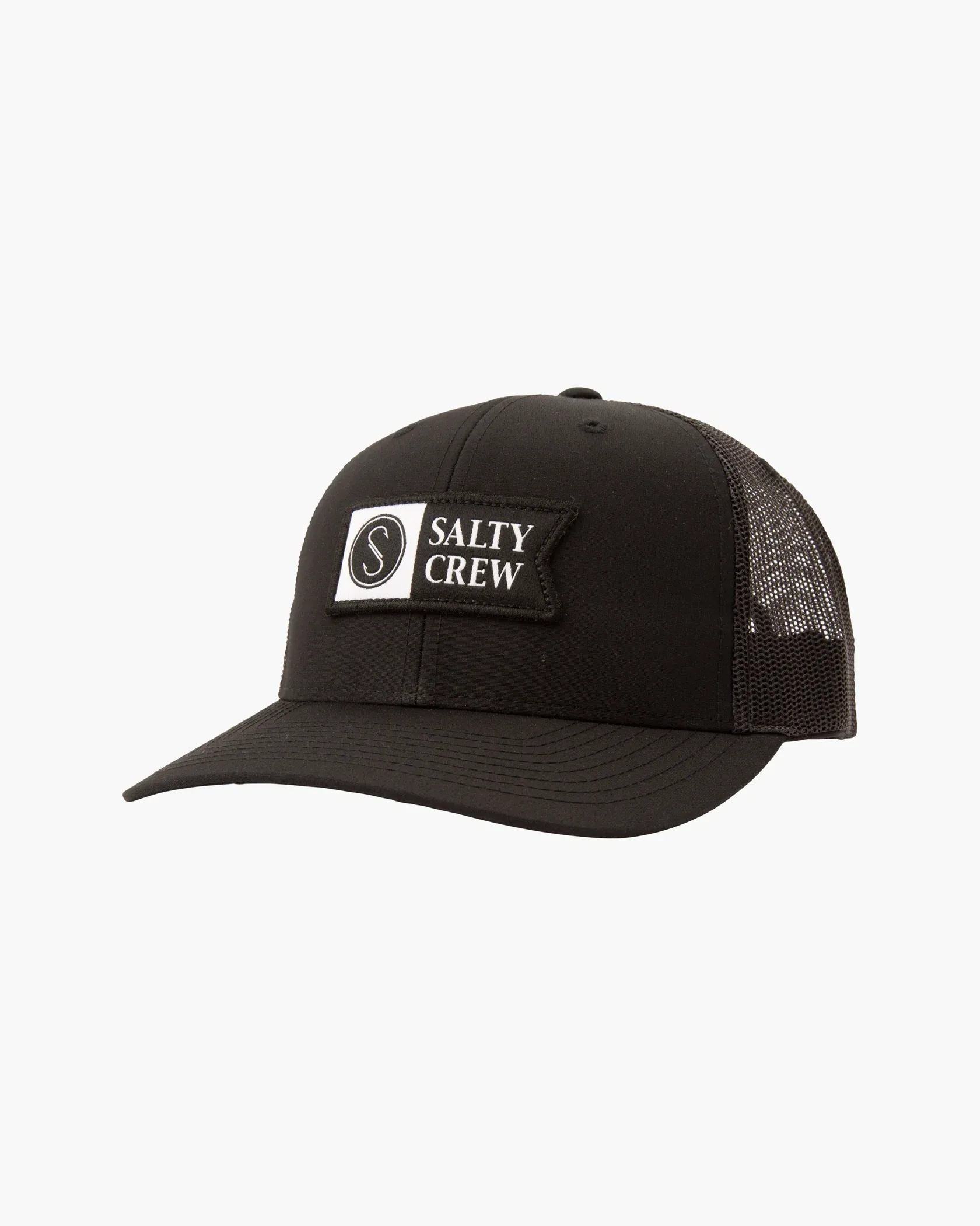 Salty Crew Mens Pinnacle 2 Retro Trucker Hat - Black