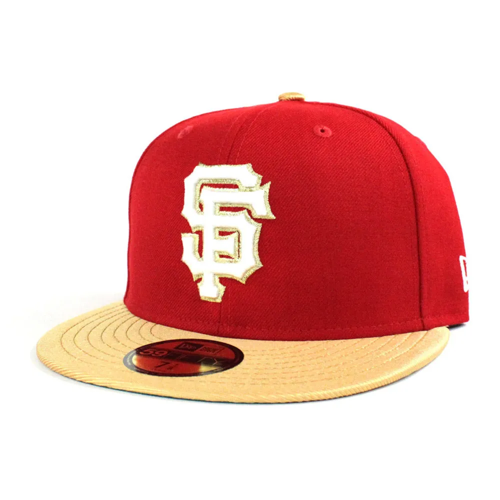 San Francisco Giants New Era 59Fifty Fitted Hat (SF 49ers Color Way Gray Under Brim)