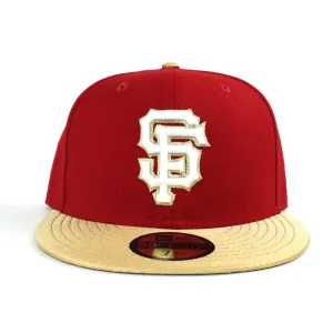 San Francisco Giants New Era 59Fifty Fitted Hat (SF 49ers Color Way Gray Under Brim)