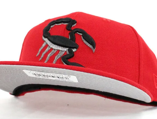 Scottsdale Scorpions 59Fifty New Era Fitted Hat (Red Gray Under Brim)