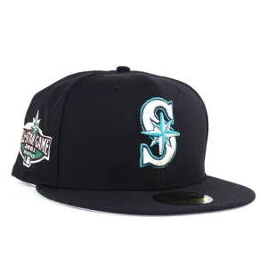 Seattle Mariners 2001 All Star Game New Era 59Fifty Fitted Hat (Gray Under Brim)