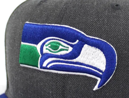 Seattle Seahawks New Era 9Fifty Snapback Hats (Gray Blue Gray Under Brim)