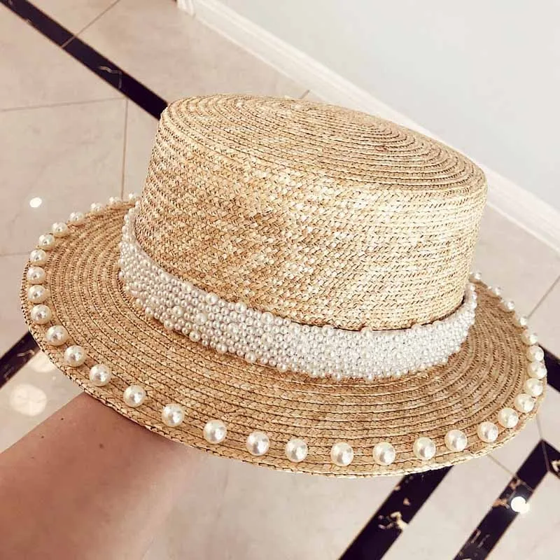 Short Hat Best-price offer 6cm Trim Straw Masterful craftsmanship