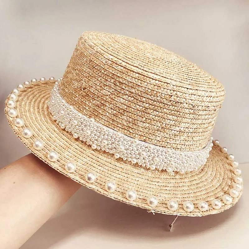Short Hat Best-price offer 6cm Trim Straw Masterful craftsmanship