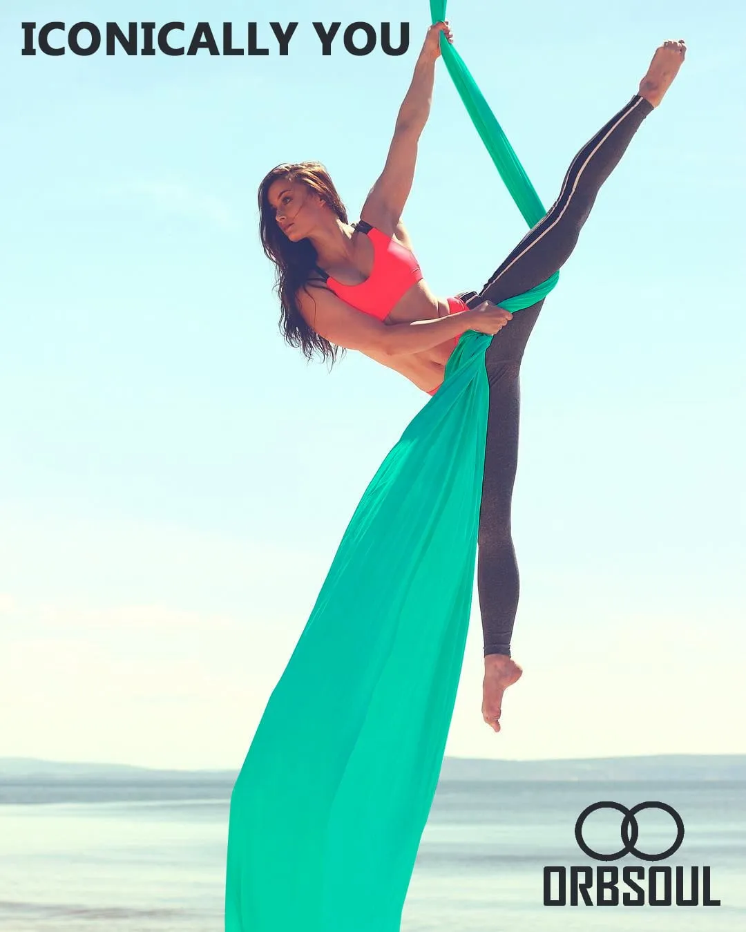 Silks Set   Yoga Hammock (Complete Rigging Hardware) - Premium Aerial Nylon Silks 40 Denier Tricot