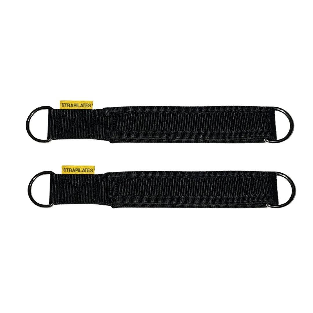 Single Loop Pilates Straps (Black)