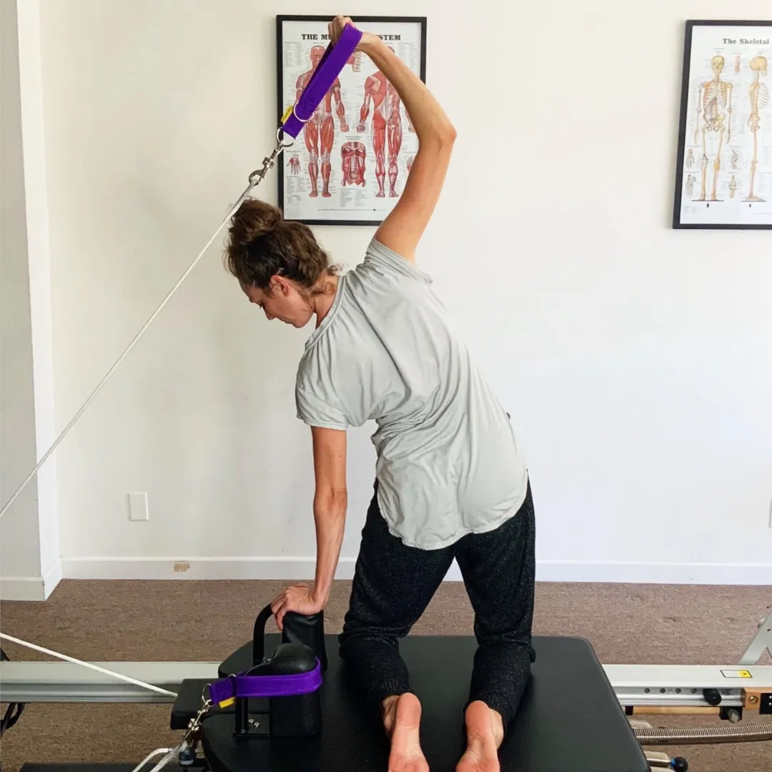 Single Loop Pilates Straps (Purple)