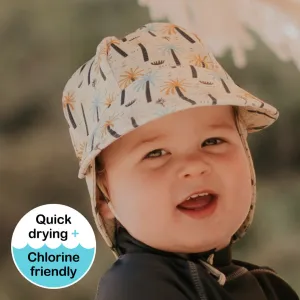 SIZE 1-2Y Swim Legionnaire Flap Hat | Palm